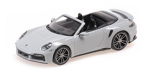 Porsche 911 (992) turbo S Cabrio - grey (L.E.504pcs) 410069481 Модель 1:43