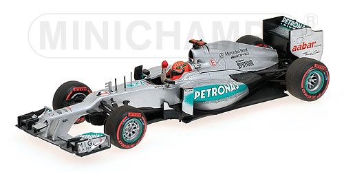 Модель 1:43 Mercedes-AMG Petronas F1 Team W03 №7 Pole Position Monaco GP (Michael Schumacher)