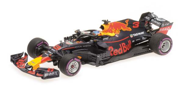 Модель 1:43 Aston Martin Red Bull Racing TAG-Heuer RB14 №3 Winner Monaco GP (Daniel Ricciardo)