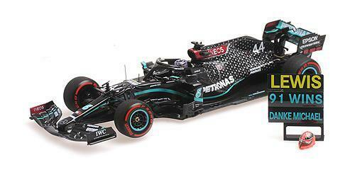 Модель 1:43 Mercedes-AMG Petronas F1 Team W11 EQ №44 Performance 91st F1 WIN EIFEL GP (Lewis Hamilton)