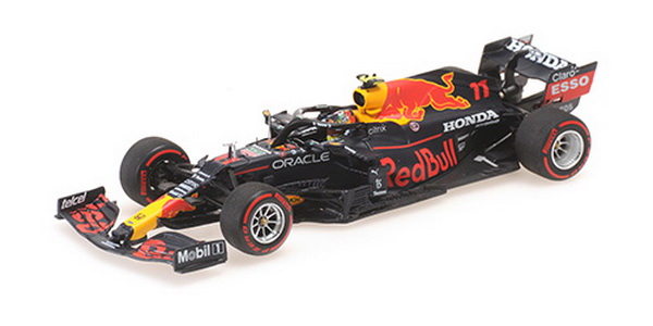 Модель 1:43 Oracle Red Bull Racing Honda RB16B №11 WINNER AZERBAIJAN GP (Sergio Perez)