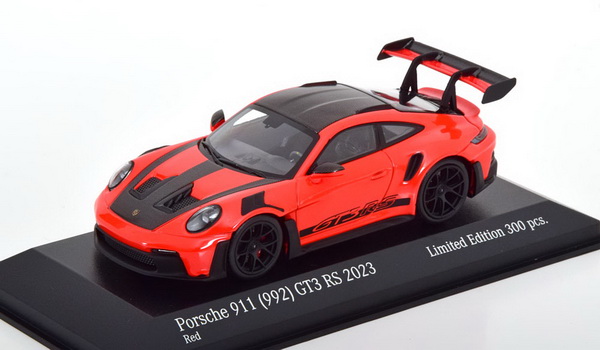 Porsche 911 (992) GT3 RS Weissach Package - 2023 - Orange/Carbon 413062108 Модель 1:43