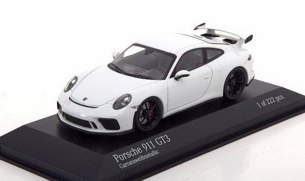 Модель 1:43 Porsche 911 (991) GT3 - white met (L.E.222pcs)