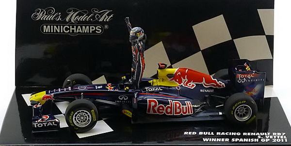 Модель 1:43 Red Bull Renault RB7 №1 GP Spain World Champion (Sebastian Vettel) (L.E.1000pcs)