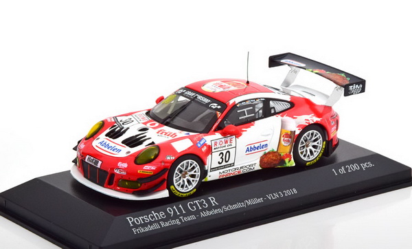 Модель 1:43 Porsche 911 GT3 R №30 «Frikadelli» VLN 3 Nürburgring (Abbelen - S.Schmitz - Müller) (L.E.200pcs)