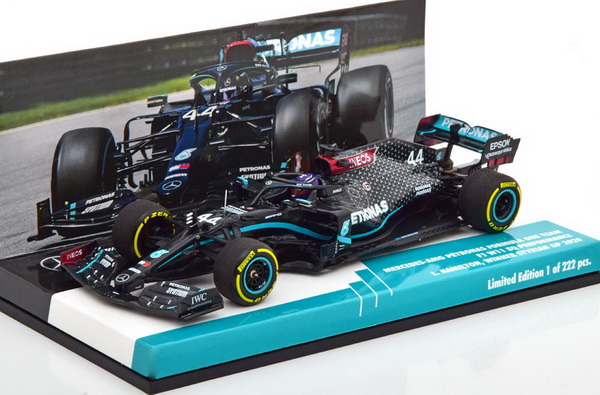 Модель 1:43 Mercedes-AMG F1 W11 EQ Performance №44 Winner Styrian GP (Lewis Hamilton) (L.E.222pcs)