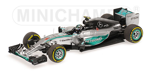 Модель 1:43 Mercedes-AMG Petronas F1 Team W06 Hybrid №6 Winner Monaco GP (Nico Rosberg)