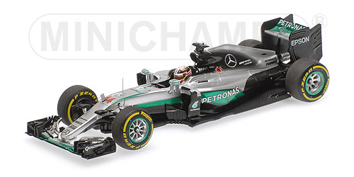 Модель 1:43 Mercedes-AMG Petronas F1 Team W07 Hybrid №44 Winner Abu Dhabi GP (Lewis Hamilton)