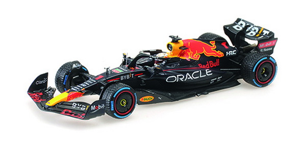 Модель 1:43 Oracle Red Bull Racing RB18 - Max Verstappen - 3rd Monaco GP 2022 - W/Rain Tyres - L.E. 300 Pcs.
