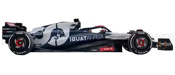 Модель 1:43 Alpha Tauri At04 Team Alpha Tauri №3 Hungarian GP 2023 Daniel Ricciardo - Blue White