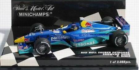 Модель 1:43 Sauber Petronas №16 «Red Bull» ShowCar (Pedro Paulo Diniz) (L.E.2088pcs)