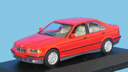 bmw 3-series (4-door) - red 430023302 Модель 1:43