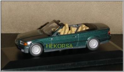 bmw 3er cabrio (e36) - green 430023331 Модель 1:43