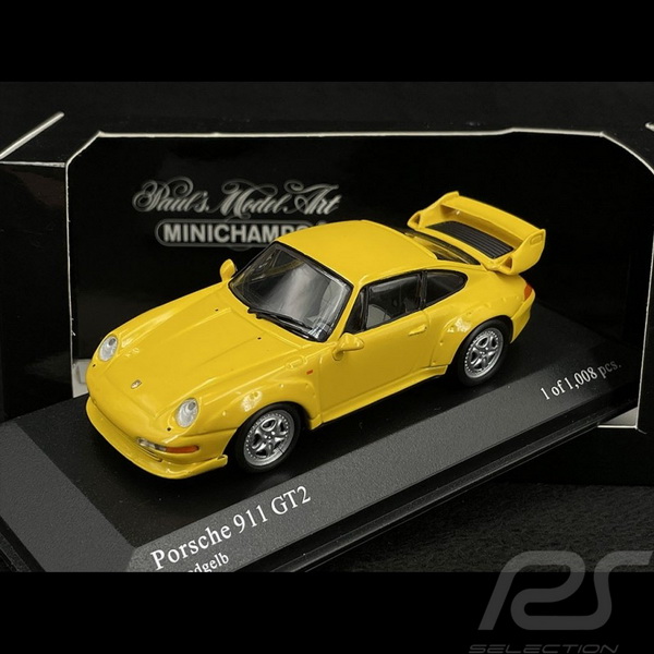 porsche 911 gt2 - yellow 430065004 Модель 1:43