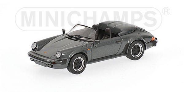 porsche 911 speedster - grey met 430066135 Модель 1:43
