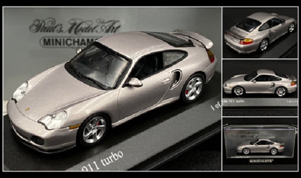 Модель 1:43 Porsche 911 Turbo 2000 (Meridian Grey Metallic)