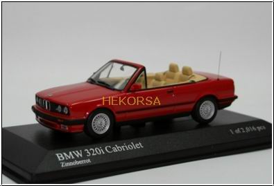 Модель 1:43 BMW 320i Cabrio (E30) - red