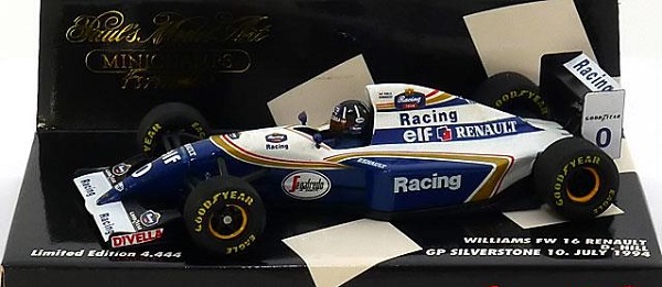Модель 1:43 Williams Renault FW16 GP Silverstone (Damon Hill) (L.E.4444pcs)