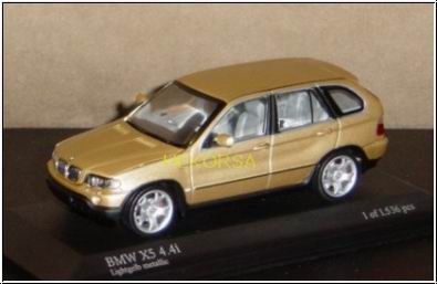Модель 1:43 BMW X5 4,4i (E53) - gold