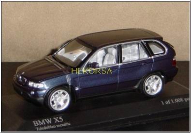 Модель 1:43 BMW X5 4,4i (E53) - blue
