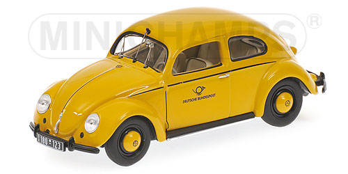 Модель 1:43 Volkswagen 1200 Export «Deutsche Bundespost» - yellow (L.E.1008pcs)