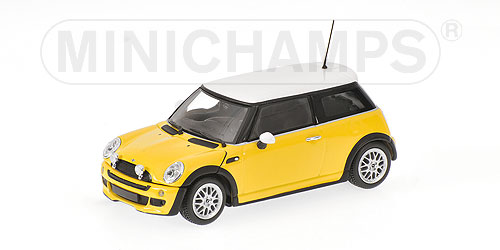 mini one with aerodynamic package - yellow/white (l.e.744pcs) 431138274 Модель 1:43