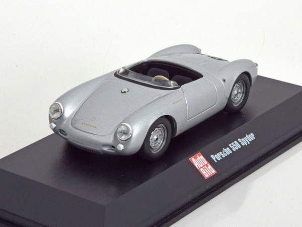 Модель 1:43 Porsche 550 Spyder - silver