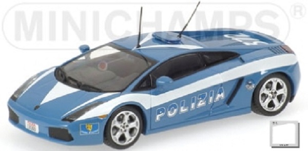 lamborghini gallardo polizia italia - police 433103590 Модель 1:43