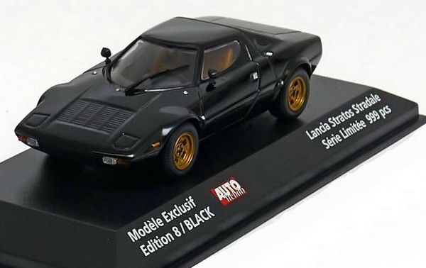 Модель 1:43 Lancia Stratos Stradale - black (L.E.999pcs for «Auto Hebdo»)