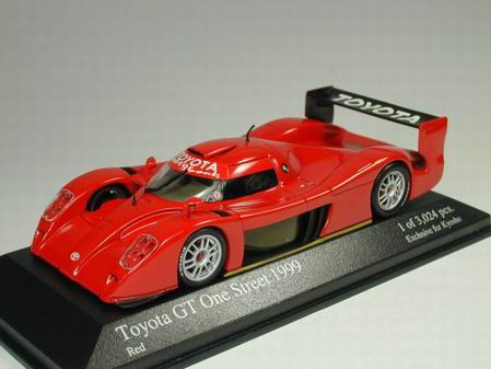 Модель 1:43 Toyota GT-One Street - red (for Japan Mini Car Fair 2005)