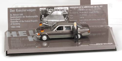Модель 1:43 Mercedes-Benz 500 SEL Helmut Kohl