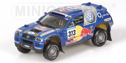 Модель 1:43 Volkswagen Race Touareg №313 Rally Dakar (Juha Matti Pellervo Kankkunen - Juha Repo)