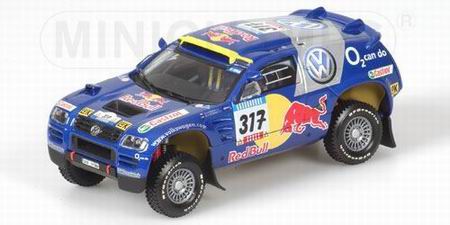 Модель 1:43 Volkswagen Race Touareg №317 Rally Dakar (Robby Gordon - Dirk Von Zitzewitz)