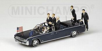 lincoln continental limousine ss-100-x «quick fix» berlin presidential parade vehicle 436086102 Модель 1:43