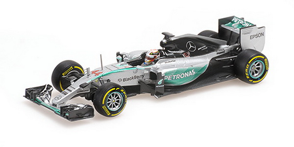 Модель 1:43 Mercedes-AMG PETRONAS F1 TEAM W06 HYBRID - LEWIS HAMILTON - WORLD CHAMPION 2015