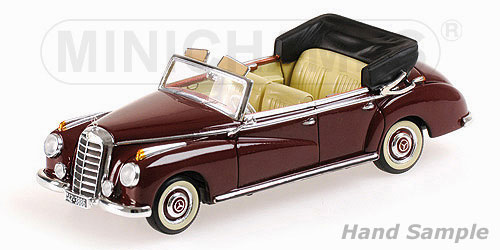 Модель 1:43 Mercedes-Benz 300 Cabrio (W186) - 1952 - DARK RED