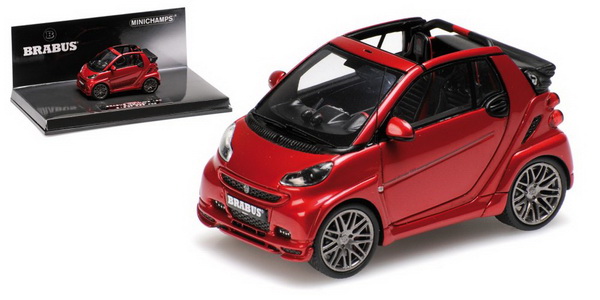 smart brabus ultimate 120 cabrio - red 437032730 Модель 1:43