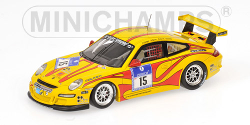 Модель 1:43 Porsche GT3 Cup (997) №15 Team PARKER Racing 24h ADAC Nurburgring (Cooper - SPURR - HORNE - R.COOKE)