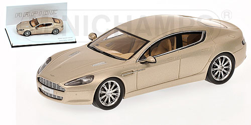 Модель 1:43 Aston Martin Rapide - Geneva MotorShow - silver blonde (L.E.1010pcs)