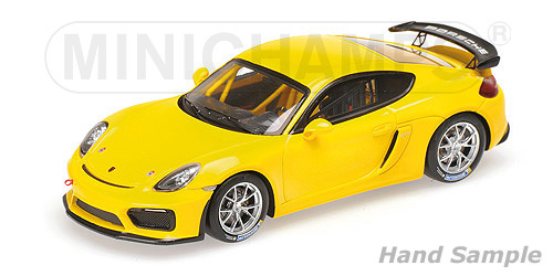 Модель 1:43 Porsche Cayman GT4 Clubsport (street) - yellow