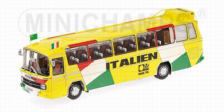 mercedes-benz o 302 (lhd) fussball world championschaft mannschaftbus italien 439035187 Модель 1:43
