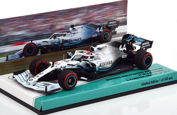 Модель 1:43 Mercedes-AMG F1 W10 EQ Power+ №44 GP Deutschland, Weltmeister (Lewis Hamilton) (L.E.333pcs)