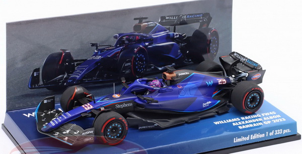 Williams FW45 #23 Bahrain GP 2023 Alexander Albon (L.e. 333 pcs.) 447230123 Модель 1:43