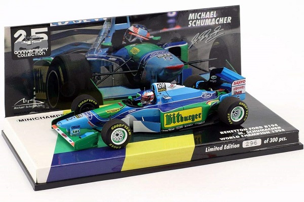 Benetton Ford B194 №5 World Champion (Michael Schumacher) (L.E.300pcs) 447941605 Модель 1:43