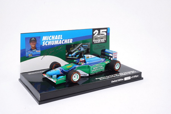 Модель 1:43 Benetton Fold B194 №5 Demonstration Run BELGIAN GP (Michael Schumacher)