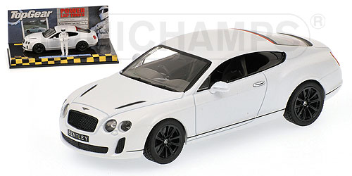 Bentley Continental SuperSports «TopGear» - satin white 519431390 Модель 1:43