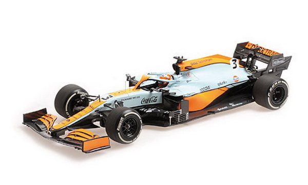 Модель 1:18 McLaren Mercedes MCL35M №3 Monaco GP (Daniel Ricciardo)