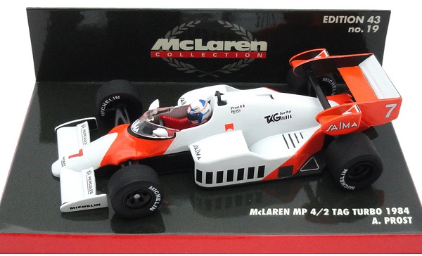 Модель 1:43 McLaren TAG Mp 4/2 A. Prost Vice World Champion 1984 MLC 19