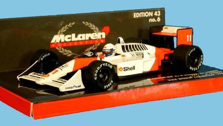 Модель 1:43 McLaren Honda MP4/4 V6 Turbo №11 (Alain Prost)