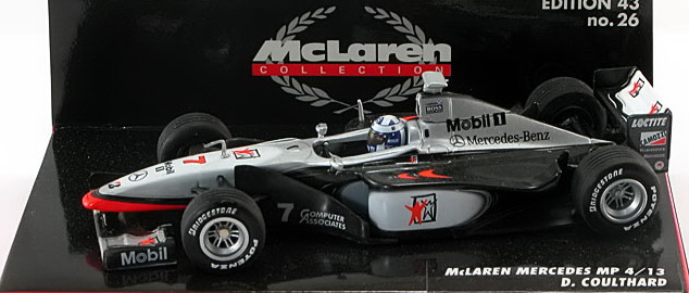 Модель 1:43 McLaren Mercedes MP4/13 №7 (David Coulthard)